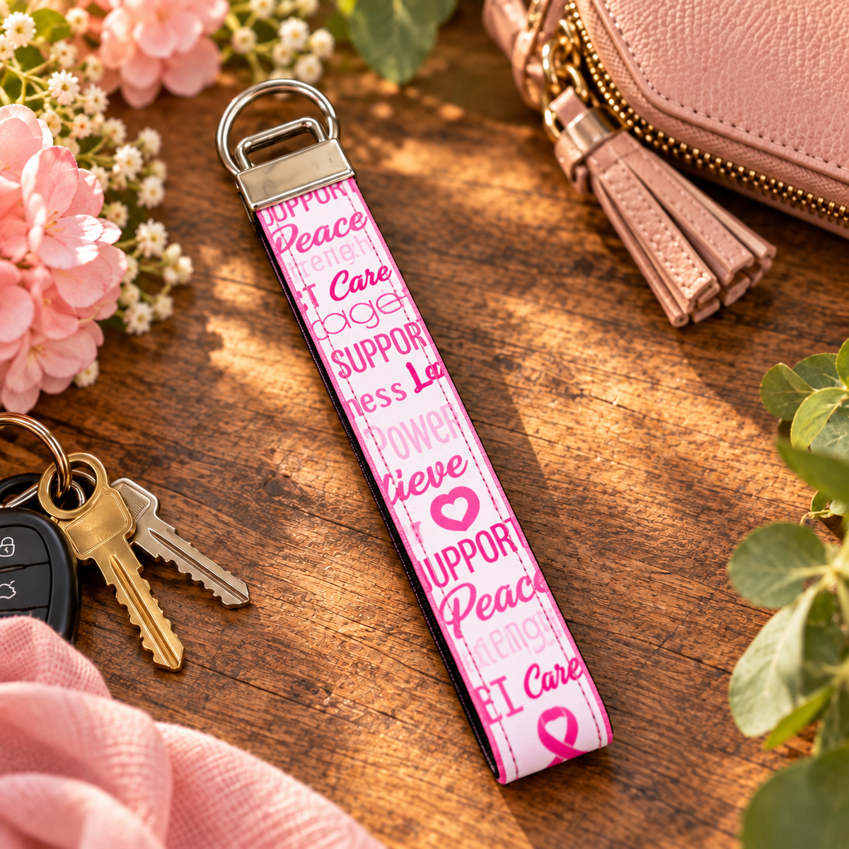 Breast Cancer Awareness Keychain product image 2