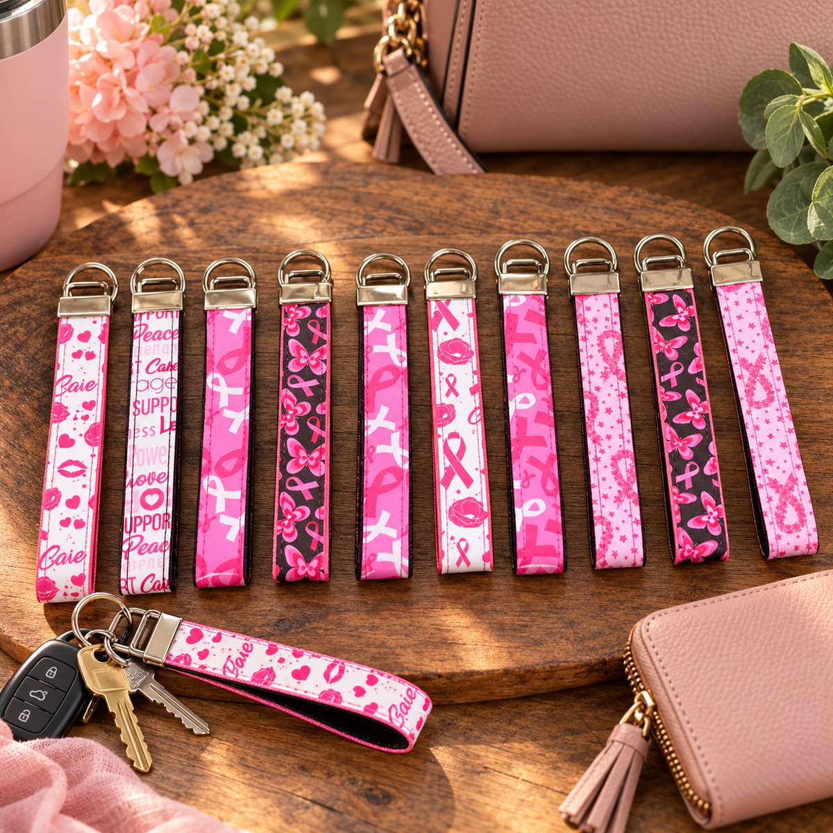 Breast Cancer Awareness Keychain product image 1