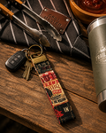 BBQ Print Keychain lifestyle view