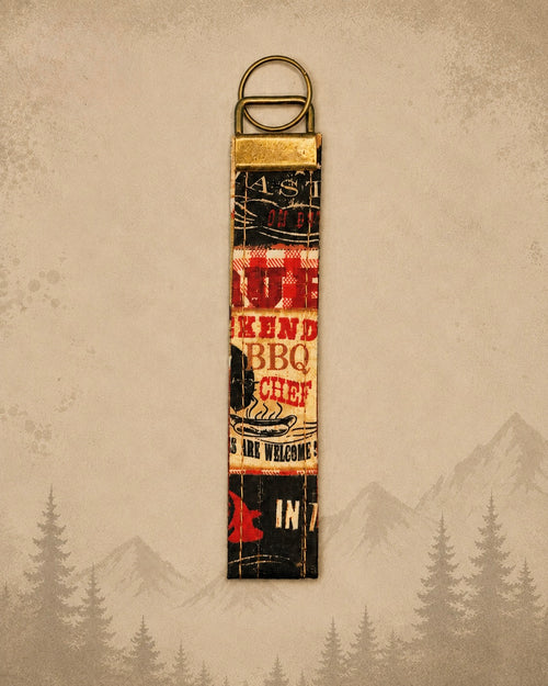 BBQ Print Keychain product view 2