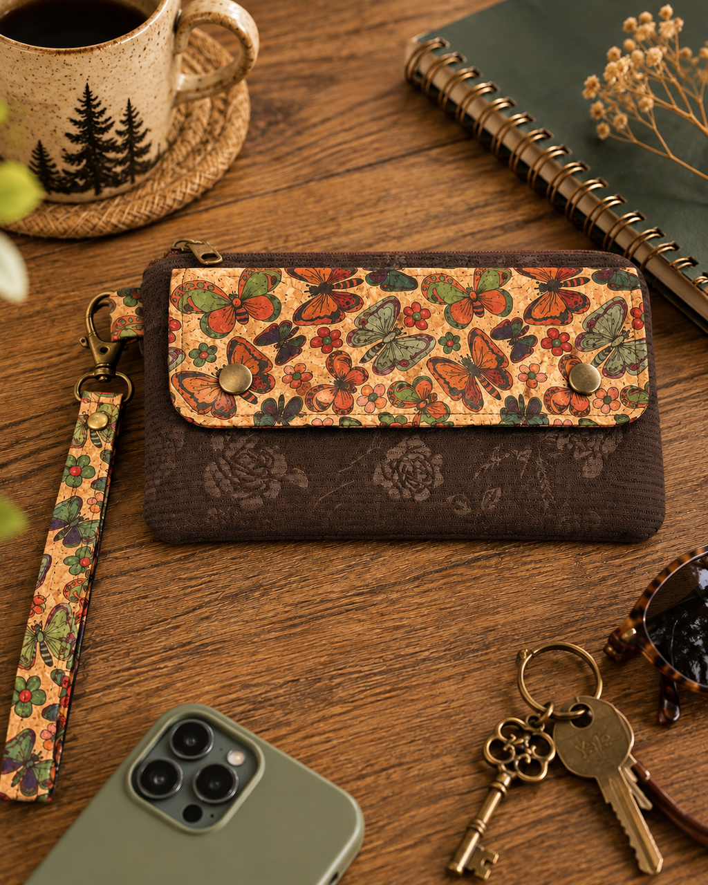 Butterfly Wrist Wallet lifestyle view