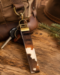 Cow Print Keychain lifestyle view