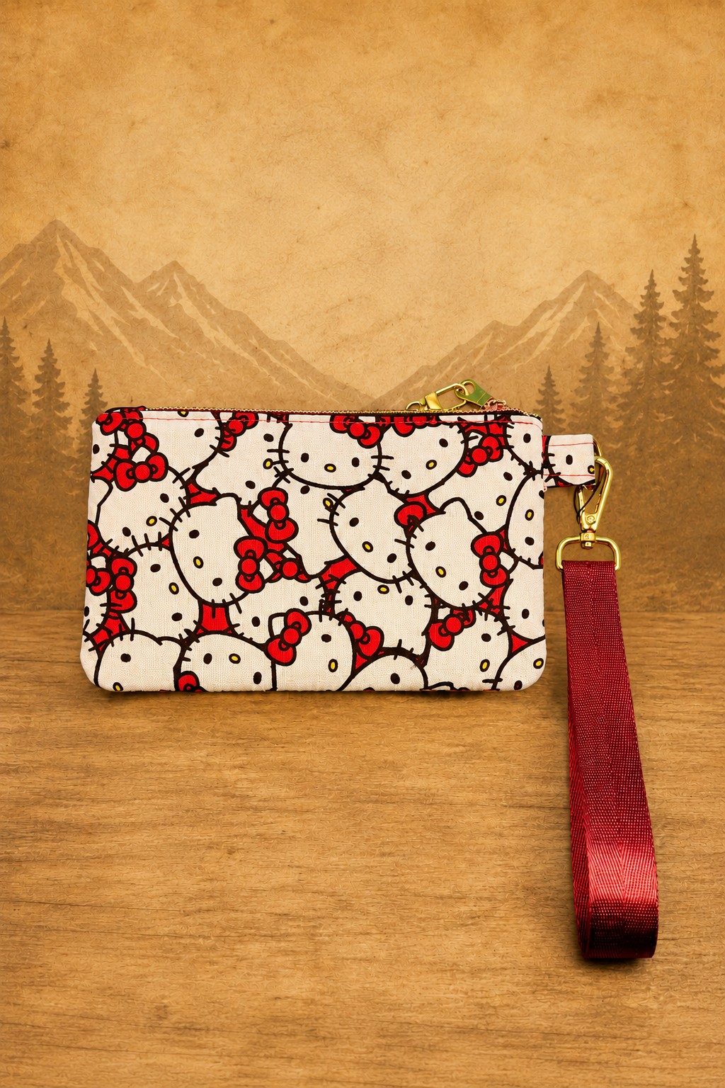 Cute Cat Bow Wrist Wallet product view 3