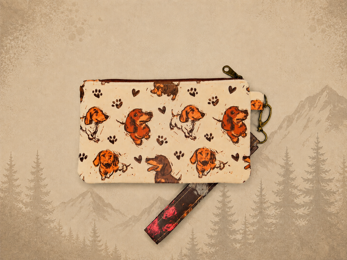 Dachshund Wrist Wallet product view 3