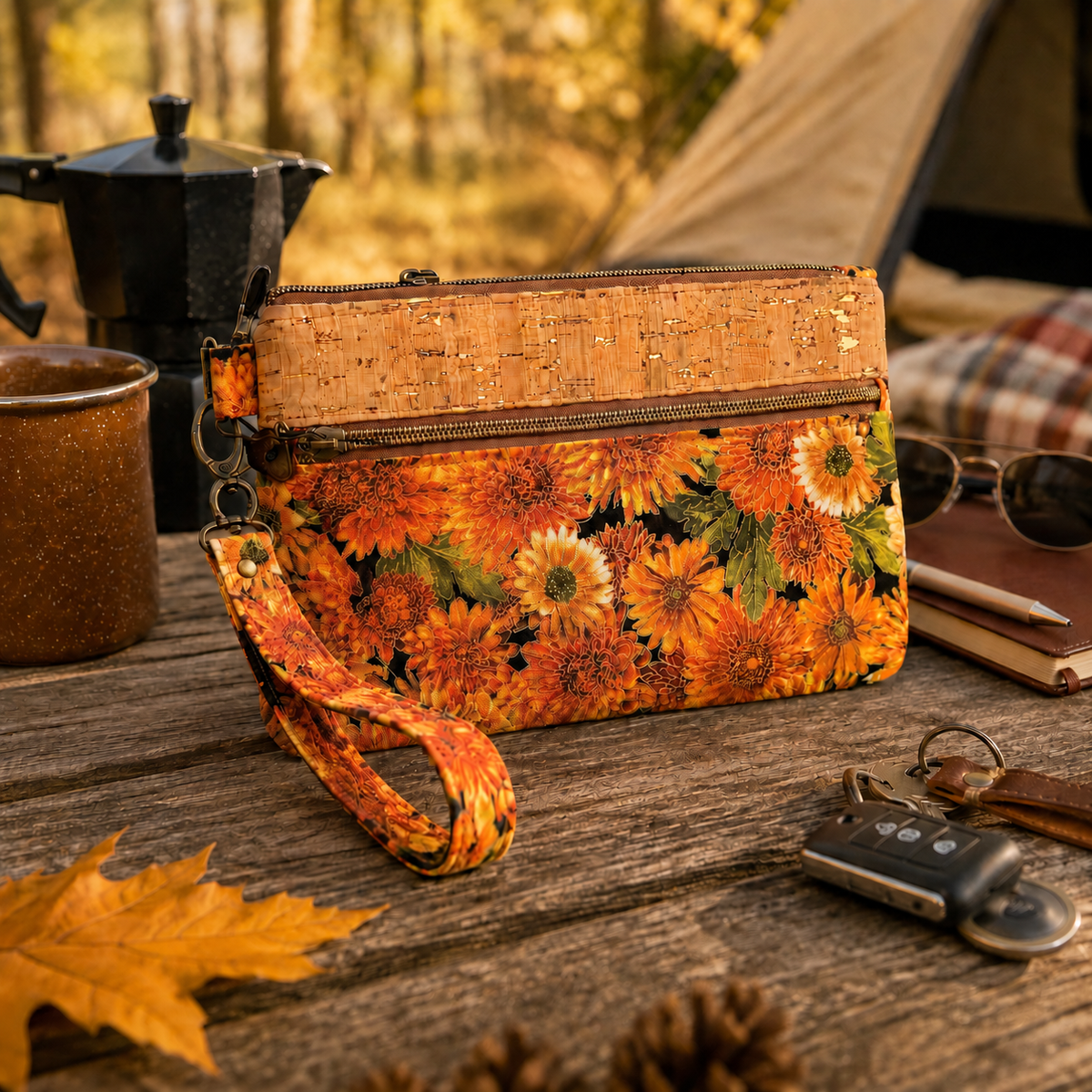Floral Wristlet product view 1