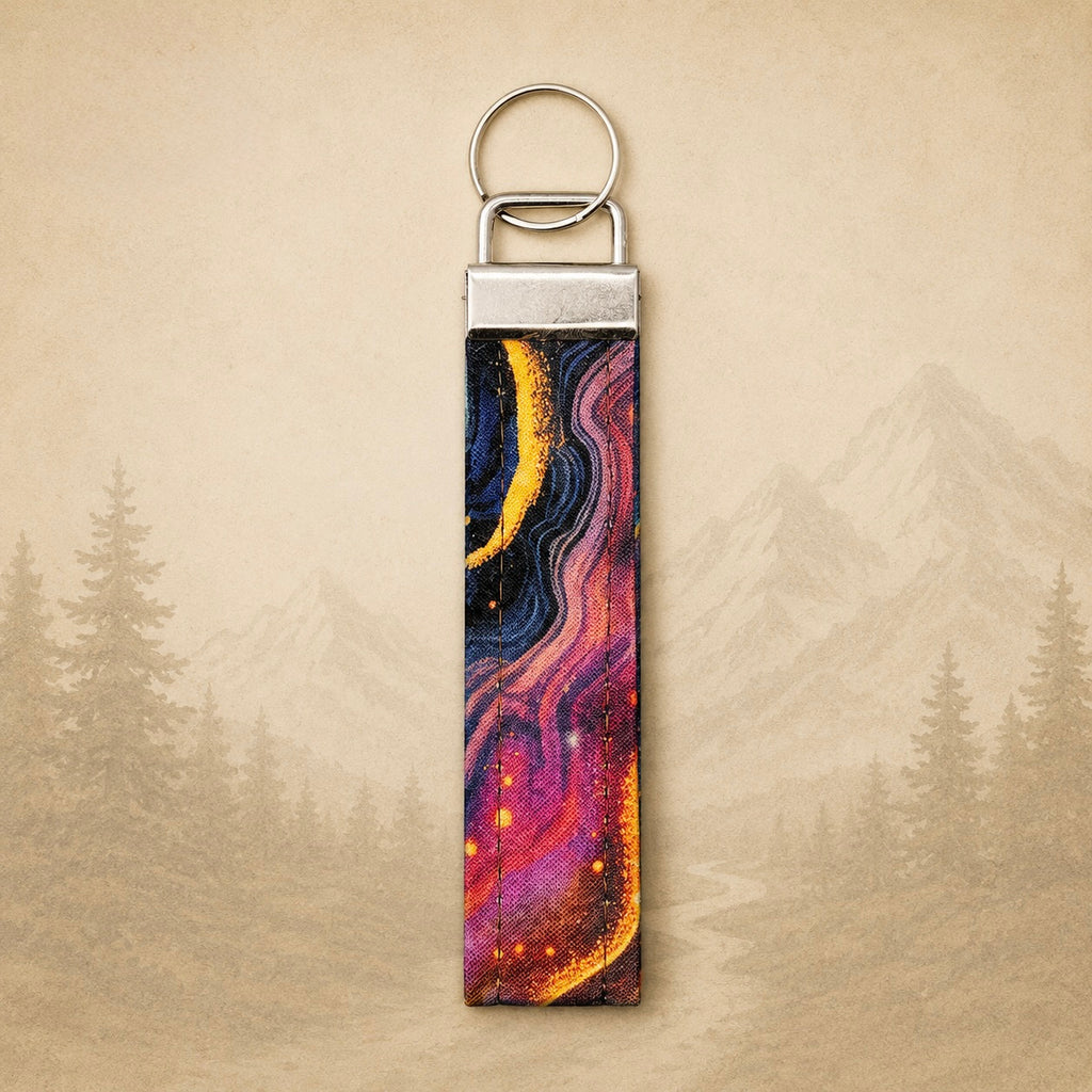 Galaxy Print Keychain product view 2