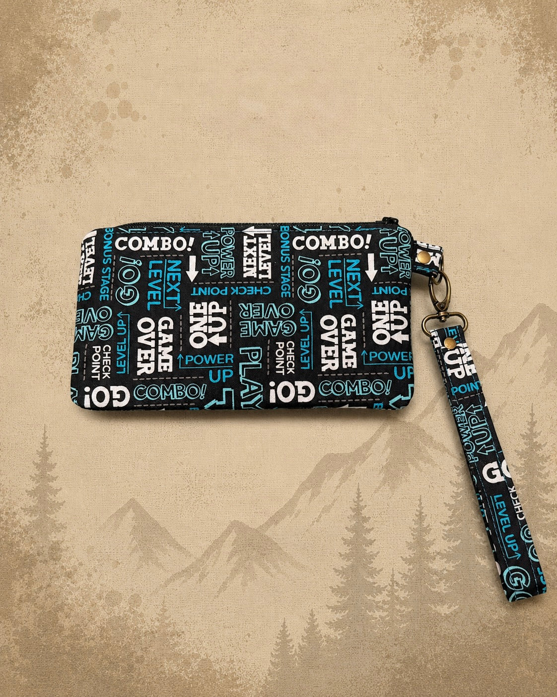 Gaming Print Wrist Wallet product view 2