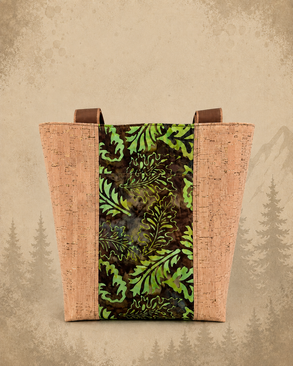 Leaf Print Tote Bag product view 3