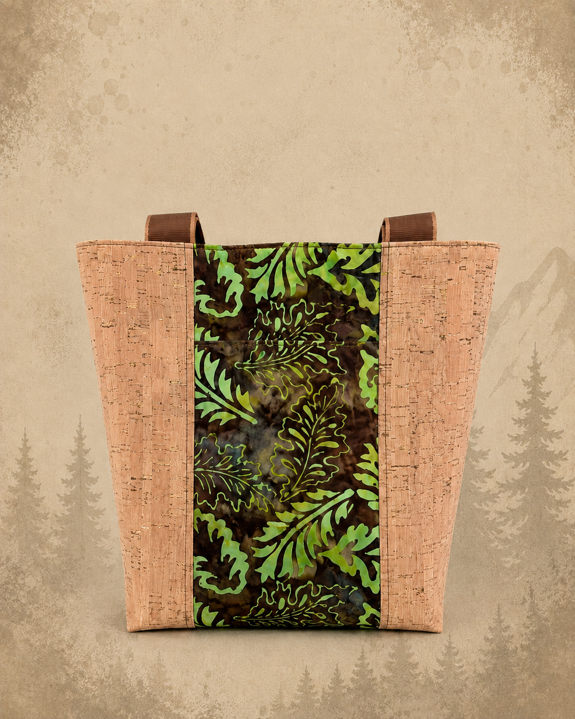 Leaf Print Tote Bag product view 3