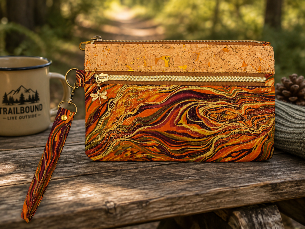 Metallic Wave Wristlet lifestyle view