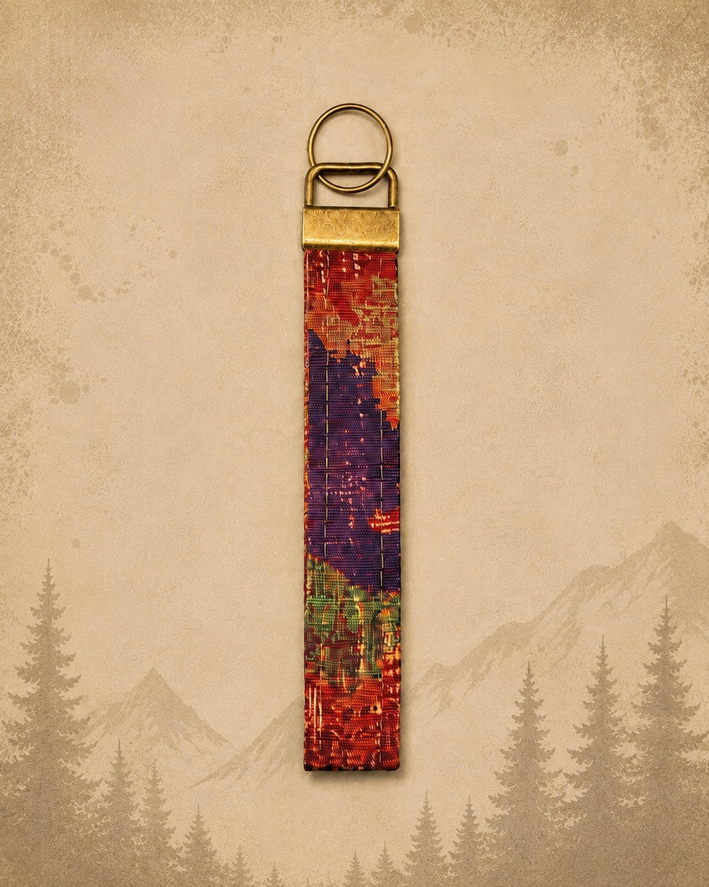 Mosaic Print Keychain product view 2