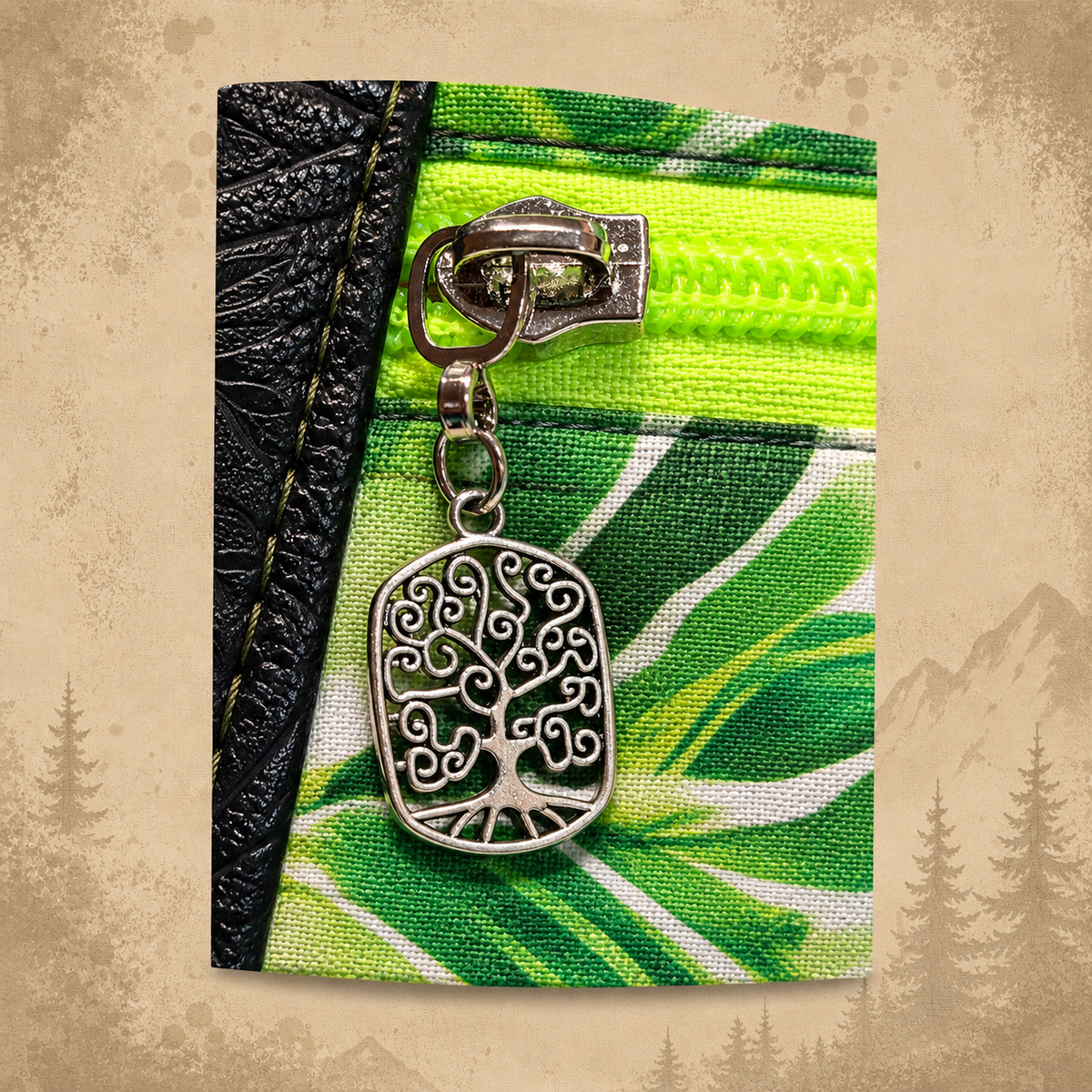 Neon Leaf Crossbody Bag product view 4