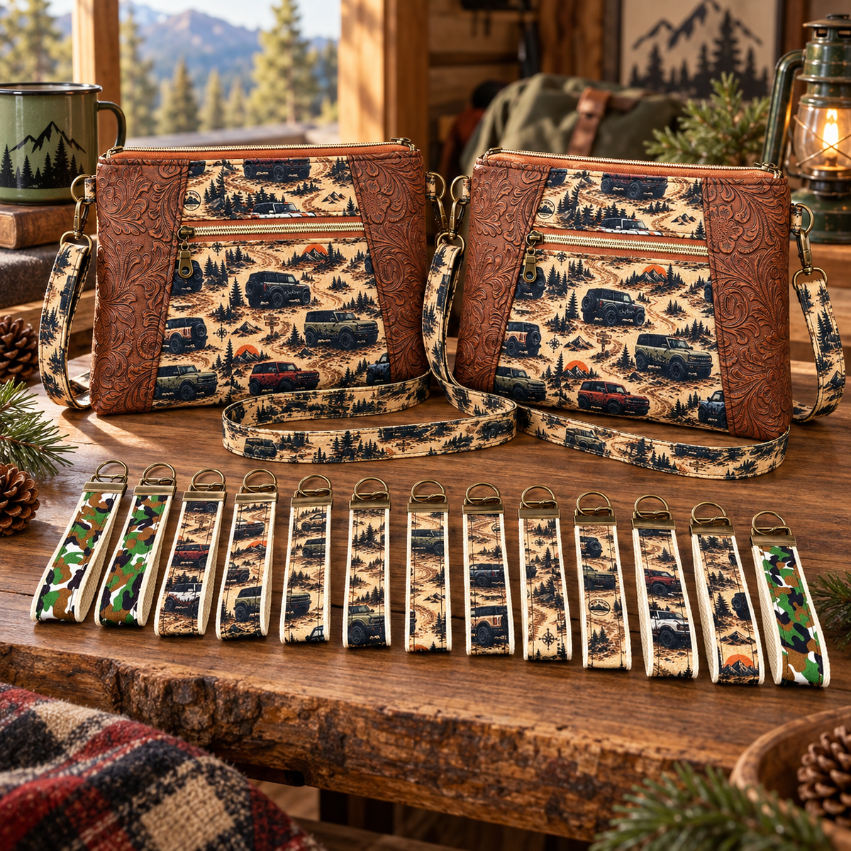 Overland Crossbody lifestyle view