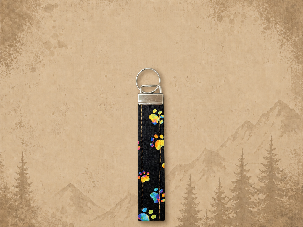 Paw Print Keychain product view 2