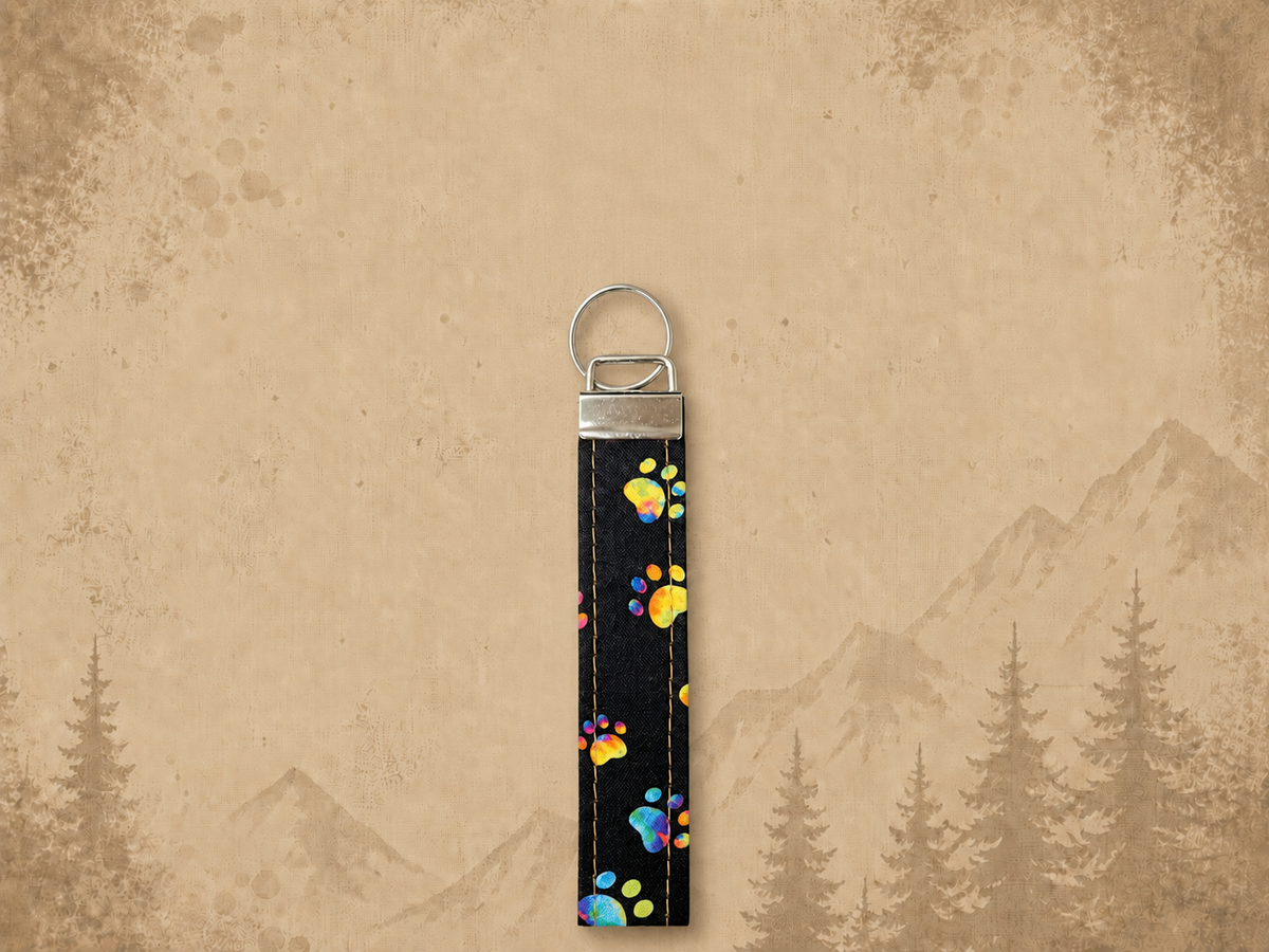 Paw Print Keychain product view 2