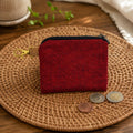 Red Linen Coin Purse product image
