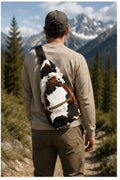 Cow Print Sling Bag lifestyle view