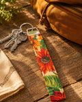 Sunflower Keychain lifestyle view