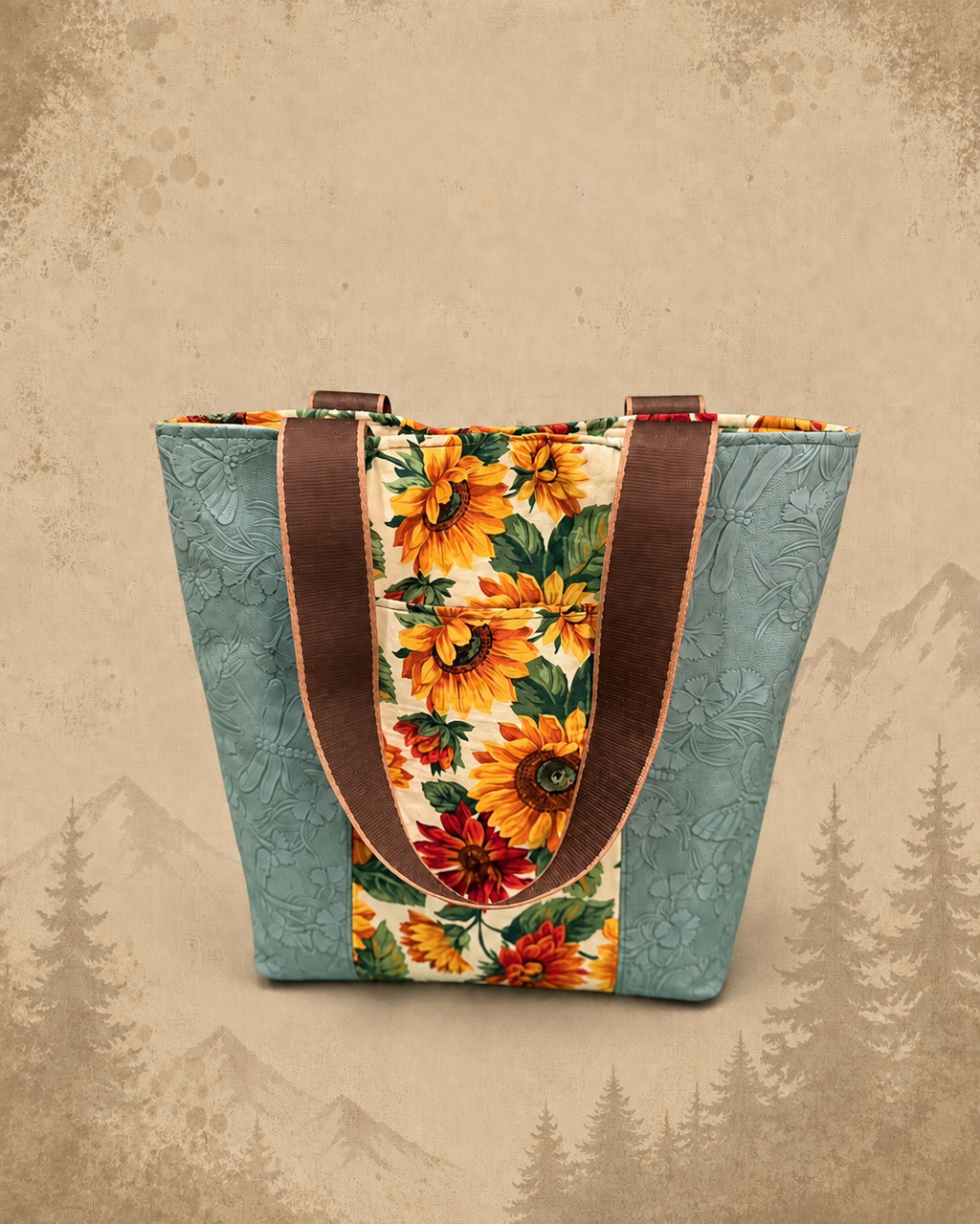 Floral Print Tote Bag product view 2