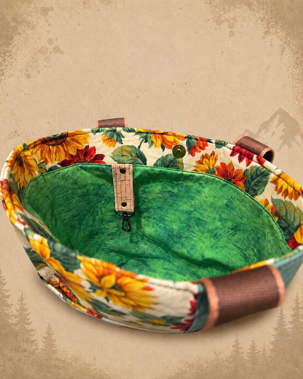 Floral Print Tote Bag product view 7