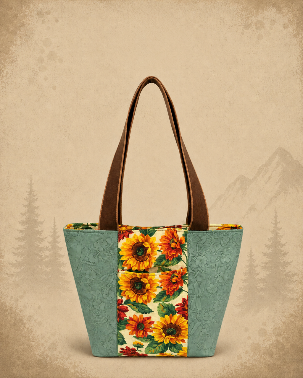 Floral Print Tote Bag product view 4