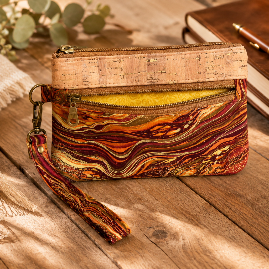 Metallic Wave Wristlet lifestyle view