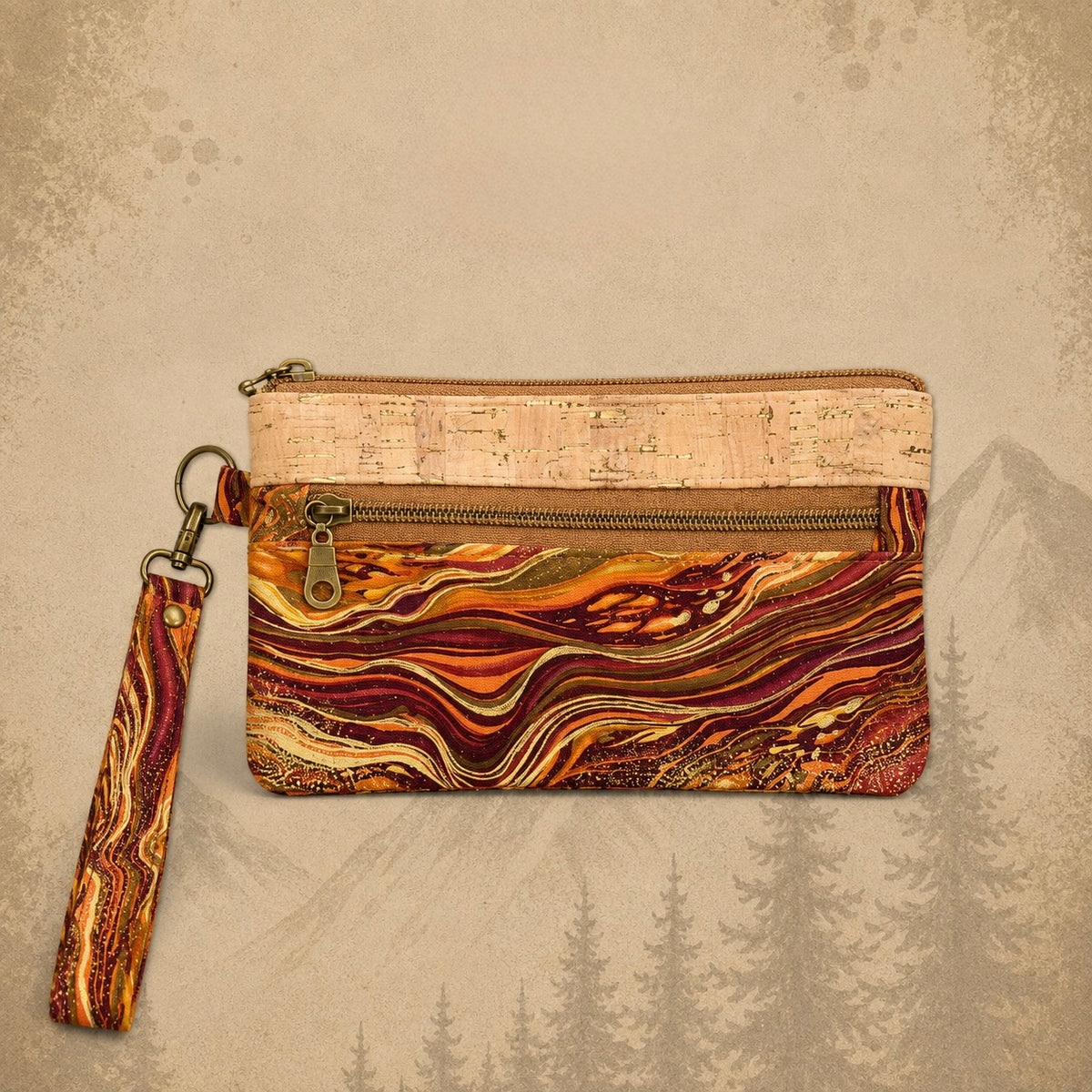 Metallic Wave Wristlet product view 2